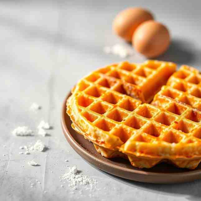 Crispy Egg Waffles - Easy Hong Kong Waffle Maker Recipe